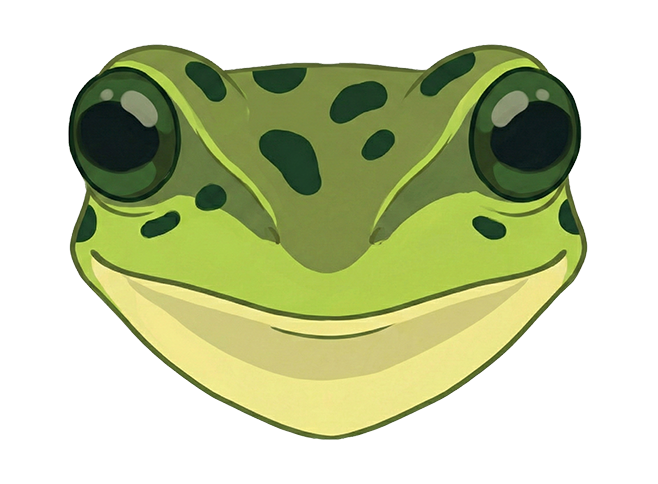 Verdling frog mascot
